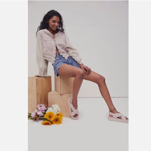 New Free People Inuovo Cely Flatform Sandals Size 8 MSRP: $148